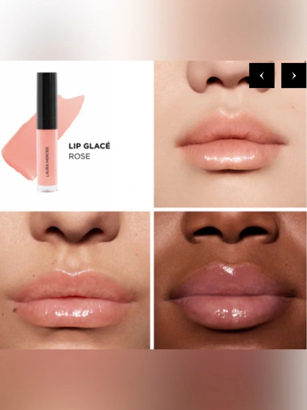 ✨NEW-Laura Mercier - Lip Glacé - Rose
